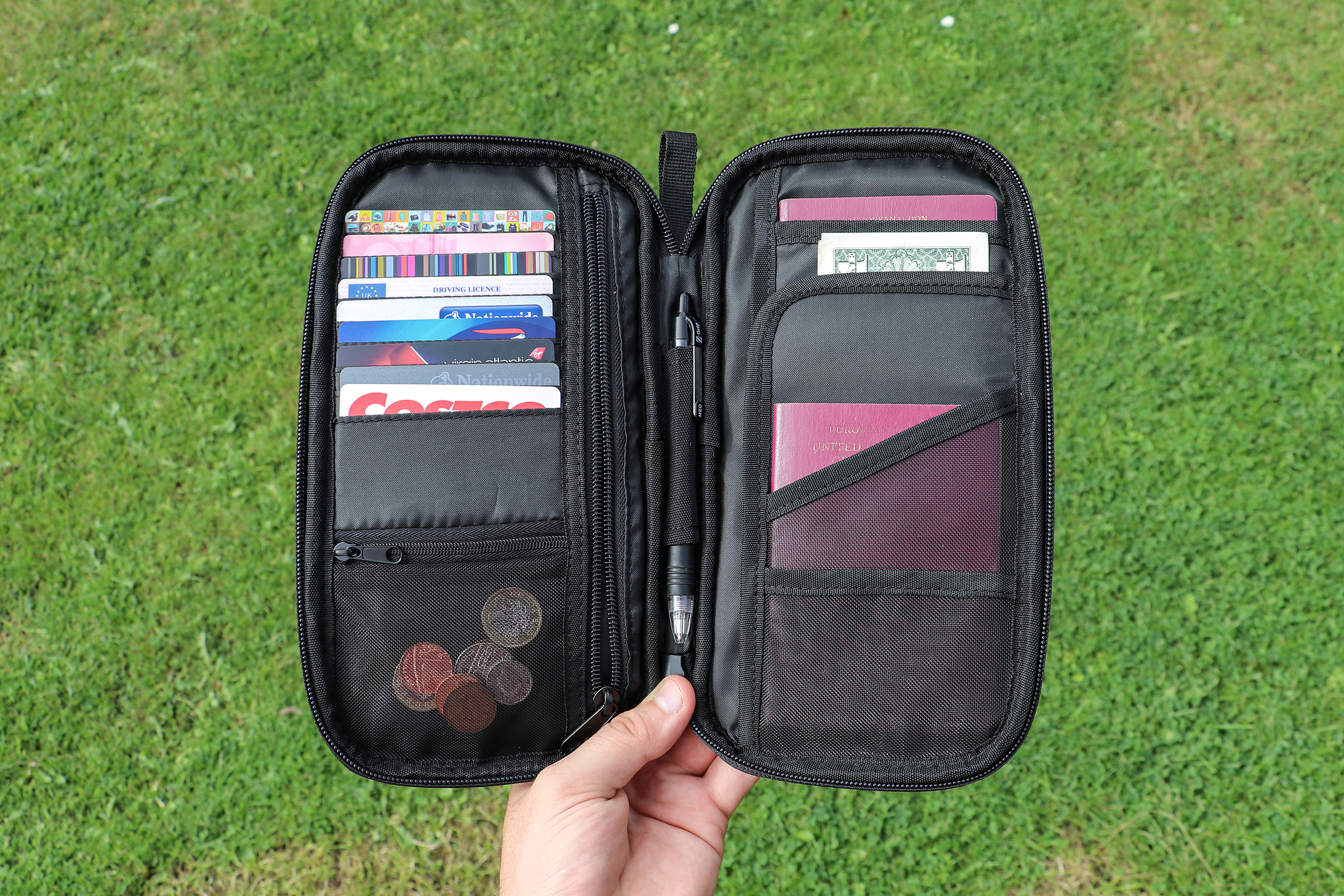AmazonBasics RFID Travel Passport Wallet In Essex, England