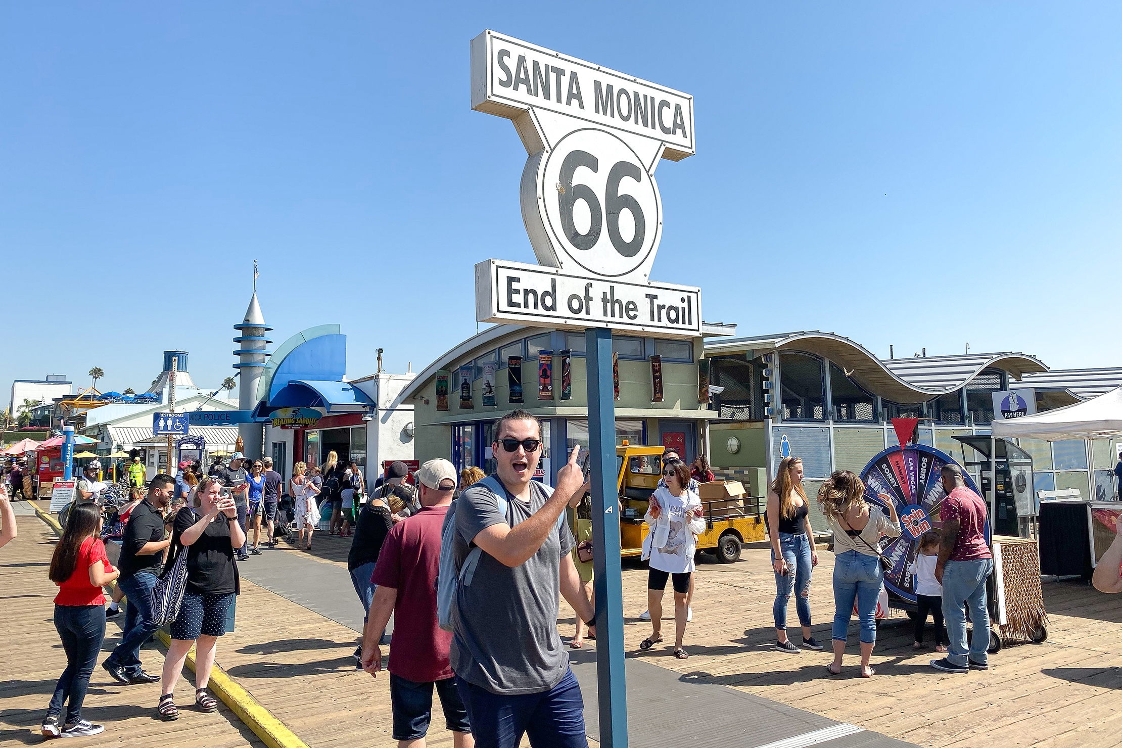 Visiting The Santa Monica Route 66 Sign